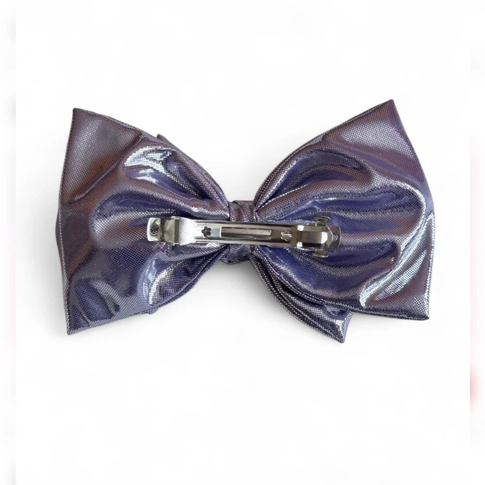 HANDMADE Shimmering Lavender Scrunchie And Bow Set